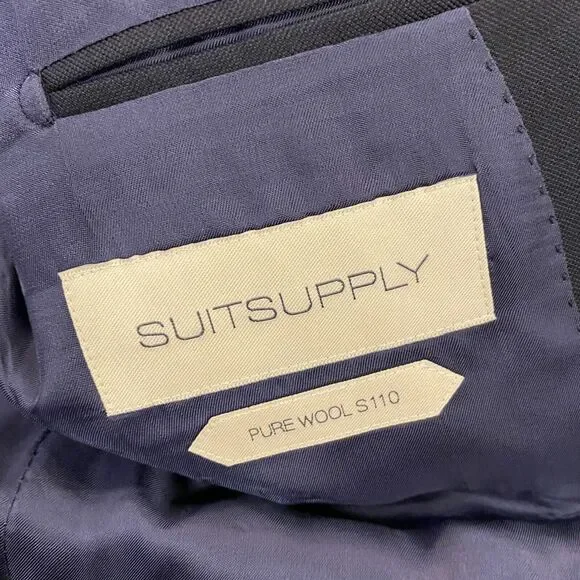 Suitsupply Lazio Suit Blazer Jacket US 40L‎ Slim FLAW Vitale Barberis Canonico